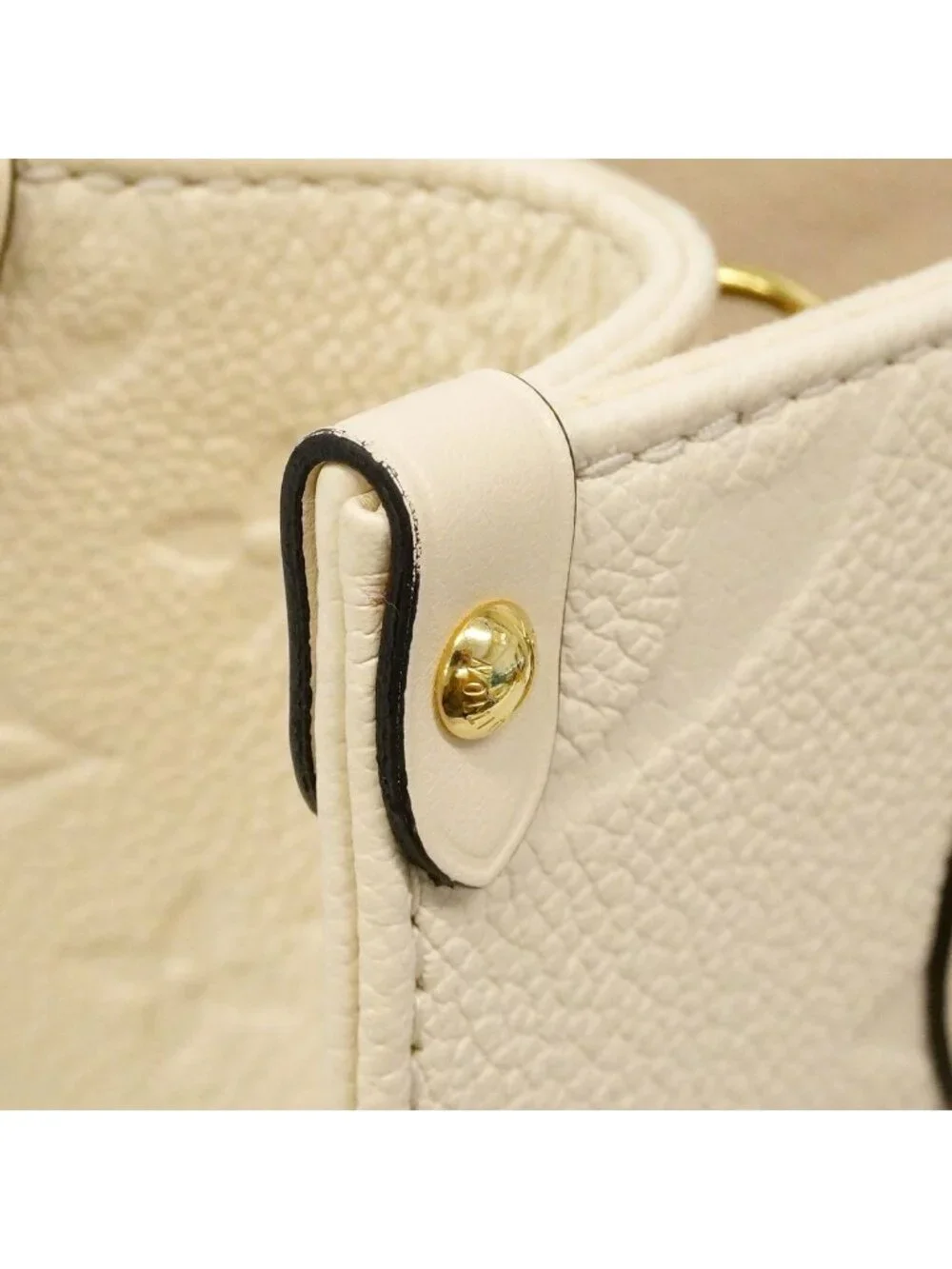 Louis Vuitton Handbag Monogram Empreinte On The Go PM Cream 2-Way